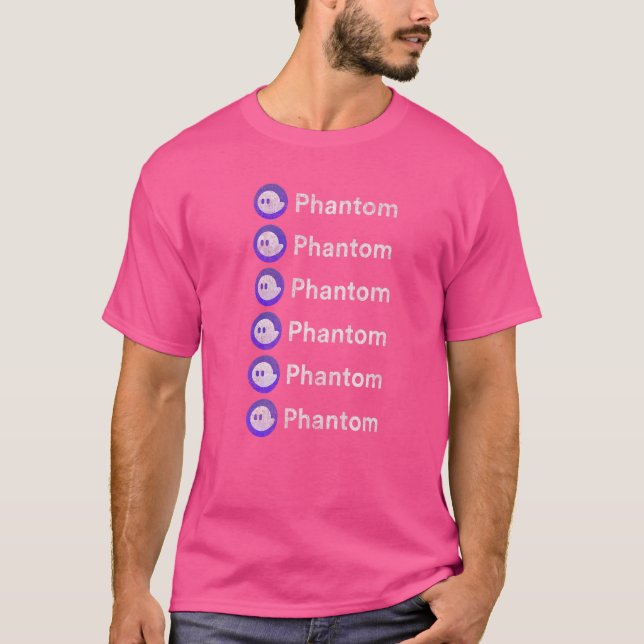 Camiseta Phantom Nft Y Crypto Defi Wallet En La Solana (Anverso)