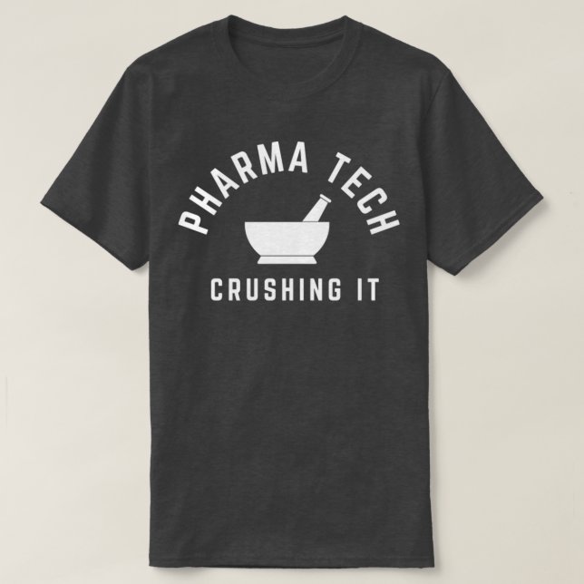 Camiseta Pharma Tech aplastándolo 1 (Diseño del anverso)
