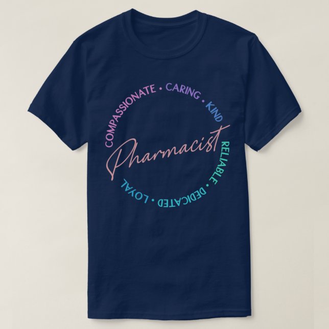 Camiseta Pharmacist Qualities 1 (Diseño del anverso)