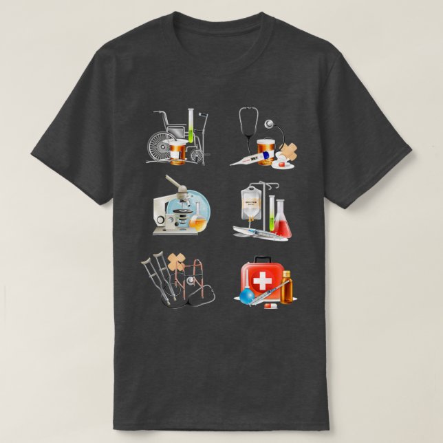 Camiseta Pharmacology Heart Pack 3 (Diseño del anverso)