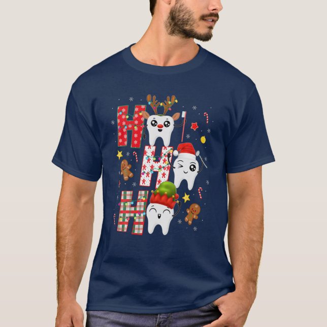 Camiseta Pharmacy Crew Matching Christmas Pills Santa Elf R (Anverso)