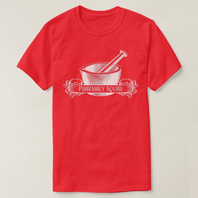 Camiseta Pharmacy squad white 1 (Diseño del anverso)