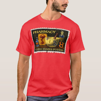Camiseta Pharmacy Stamp with Bowl of Hygeia Honering Pharma
