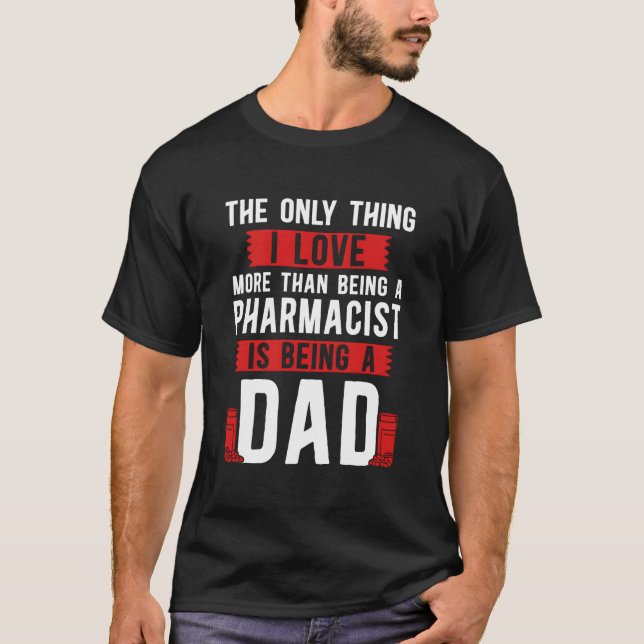 Camiseta Pharmacy Tech Technician Pharmacist Student Dad Th (Anverso)