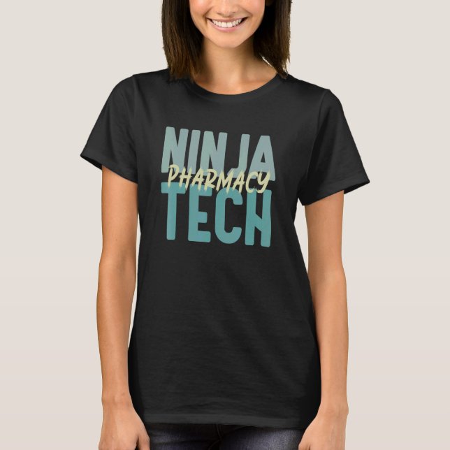 Camiseta Pharmacy Technician Week   Pharmacy Tech Ninja Men (Anverso)