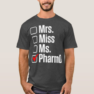 Camiseta PharmD Médica de Doctorado en Farmacia