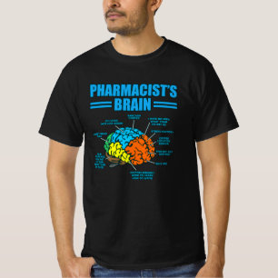 Camiseta PharmD, Técnico de Farmacia Cerebral de Farmacéuti