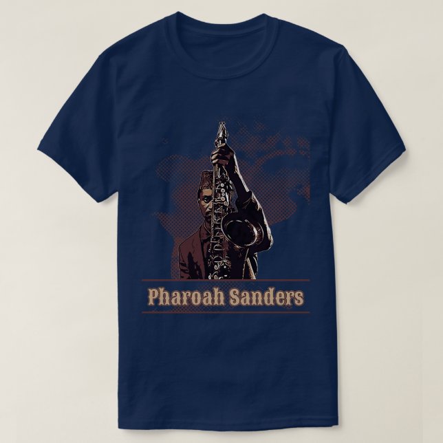 Camiseta Pharoah Sanders Jazz (Diseño del anverso)