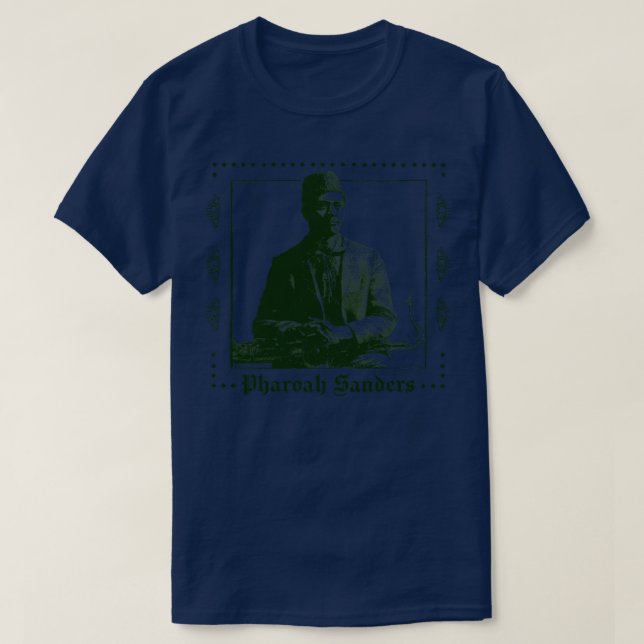 Camiseta Pharoah Sanders Retro Diseño Original 1 (Diseño del anverso)