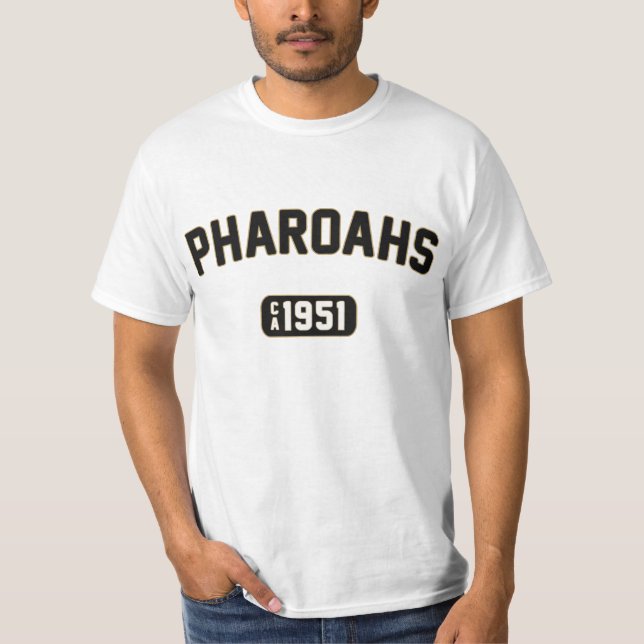 Camiseta Pharoahs 1951 (camiseta blanca) (Anverso)