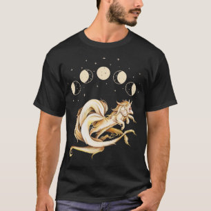 Camiseta Phases de la luna de Fox Kitsune Kitsune en japoné