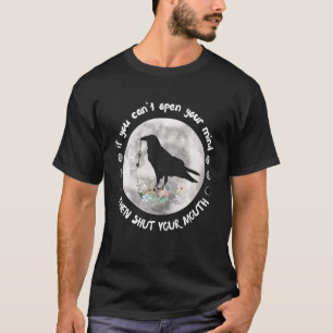 Camiseta Phases Of The Moon Open Your Mind Raven Wicca Tatt