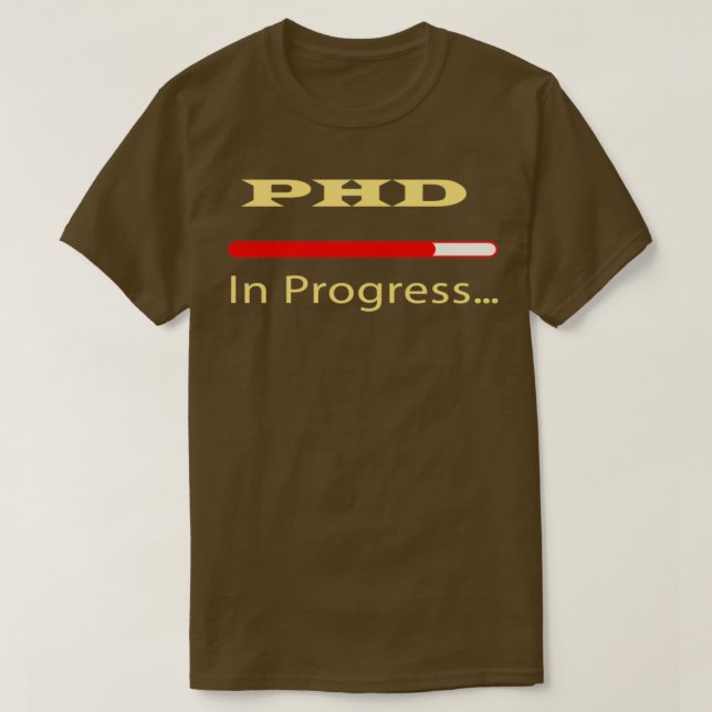 Camiseta PhD en curso 30 (Diseño del anverso)