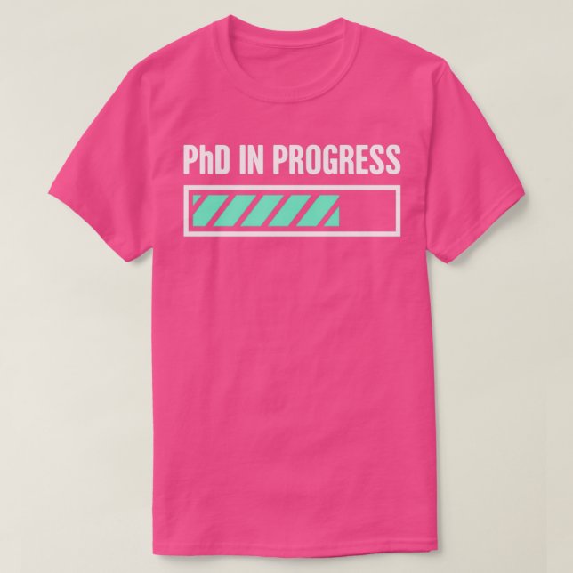 Camiseta PhD en curso 52 (Diseño del anverso)