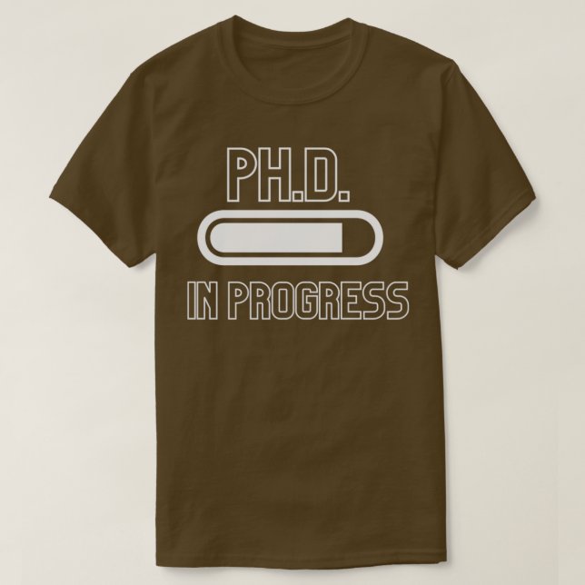 Camiseta PhD en curso PhinisheD 6 (Diseño del anverso)