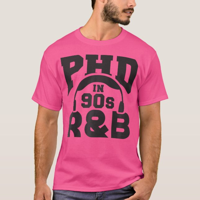 Camiseta Phd En Tee De Béisbol Rb De Los Años 90 (Anverso)