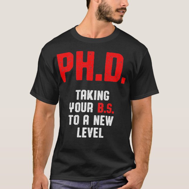 Camiseta PhD Estudiantes Disertación Doctorado Prem Graduac (Anverso)