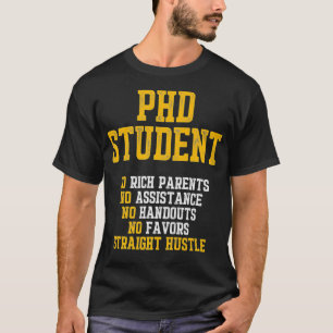Camiseta PhD Estudiantes Disertación Doctorado Prem Graduac