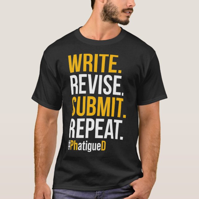 Camiseta PhD Estudiantes Disertación Doctorado Prem Graduac (Anverso)