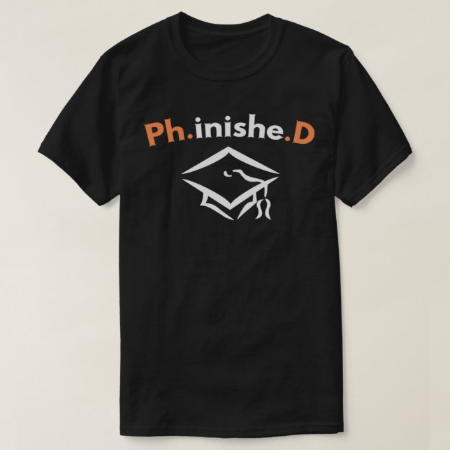 Camiseta PhD finalizada 6 (Diseño del anverso)