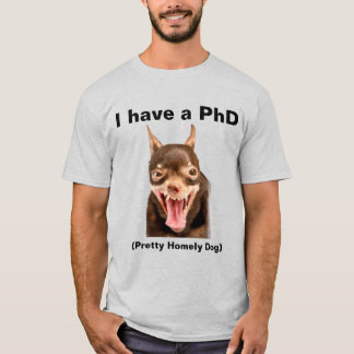 Camiseta (PhD) Perro doméstico de Bonito
