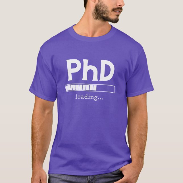 Camiseta PhD PhD Loading gift (Anverso)