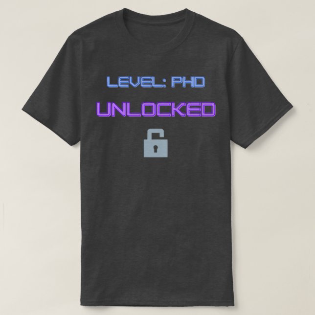 CAMISETA PHD UNLOCKED 2 (Diseño del anverso)