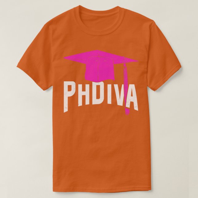 Camiseta PhDiva Chica de doctorado (Diseño del anverso)