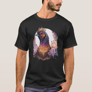 Camiseta Pheasant Pheasant Bird Flower Crown Mascota B
