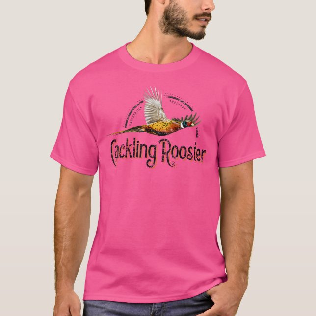 Camiseta Pheasant Rooster Ringneck Cacking Upland Bird Hun (Anverso)
