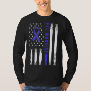 Camiseta Phenylketonuria Pku Fuerte Guerrero Usa Flag Aware