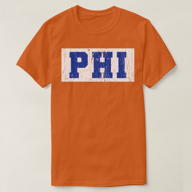 CAMISETA PHI (Diseño del anverso)