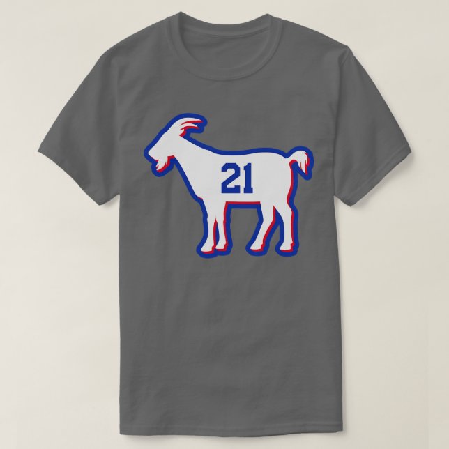 Camiseta PHI GOAT 21 Blue (Diseño del anverso)