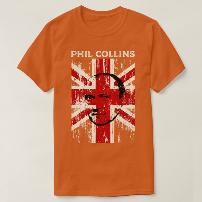 Camiseta phil collins (Diseño del anverso)