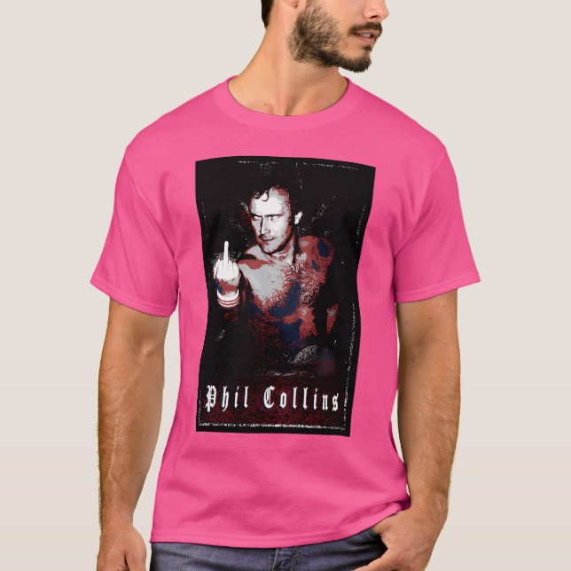 Camiseta Phil Collins - Genesis Band Virtues (Anverso)