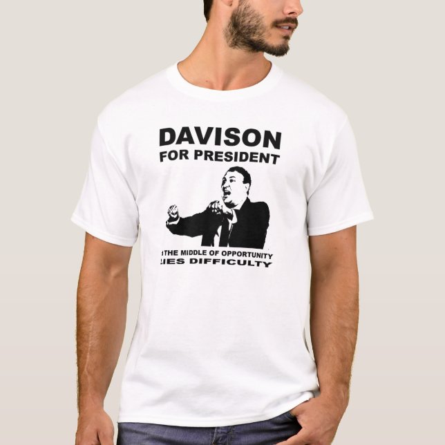 Camiseta Phil Davison para el presidente (Anverso)