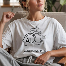 Camiseta Phil generativo