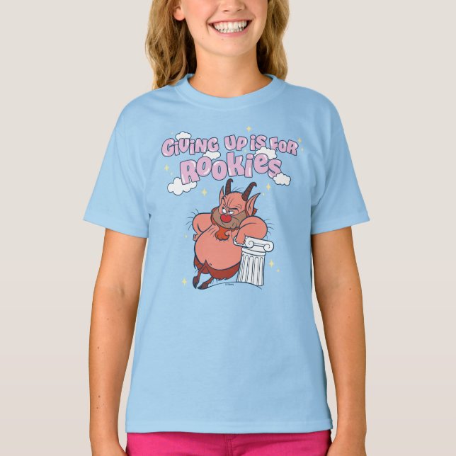 Camiseta Phil - Giving Up is for Rookies T-Shirt (Anverso)