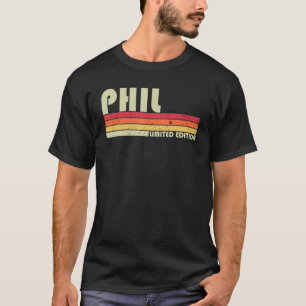 Camiseta PHIL Nombre de regalo Personalizado Funny Retro Vi