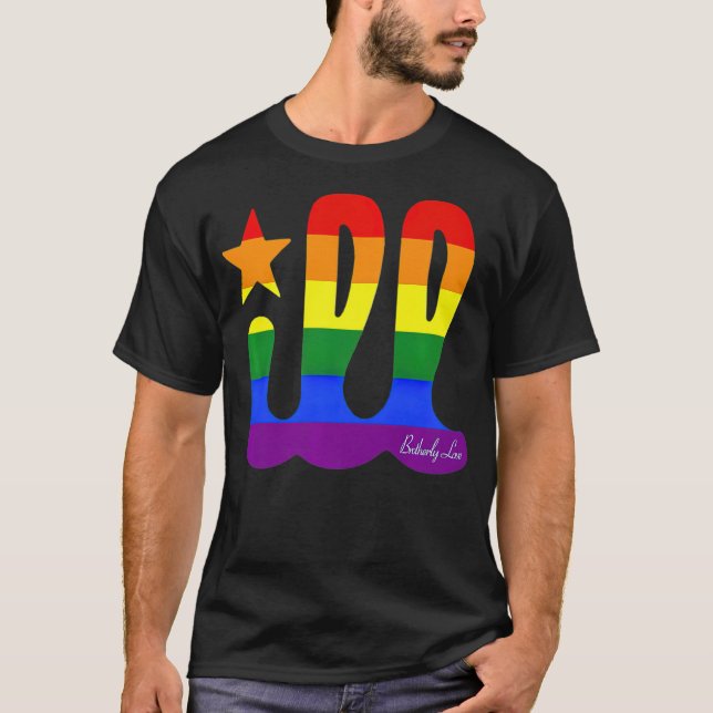 Camiseta Philadelphia Brotherly Love ILL LGBT Gay Philly -s (Anverso)