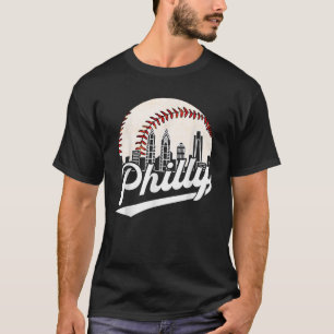 Camiseta Philadelphia Cityscape Baseball Philadelphia Skyli