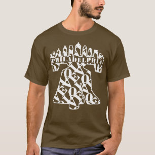 Camiseta PHILADELPHIA LIBERTY BELL LOVE Philly Skyline