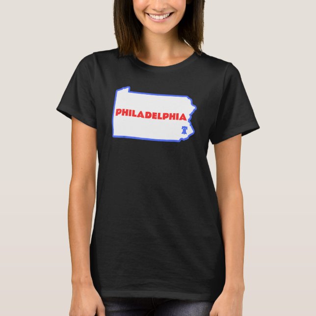 Camiseta Philadelphia Liberty Bell Patriotic Philly Penna S (Anverso)