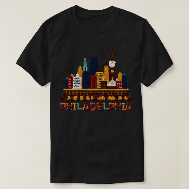 Camiseta Philadelphia Pennsylvania (Diseño del anverso)