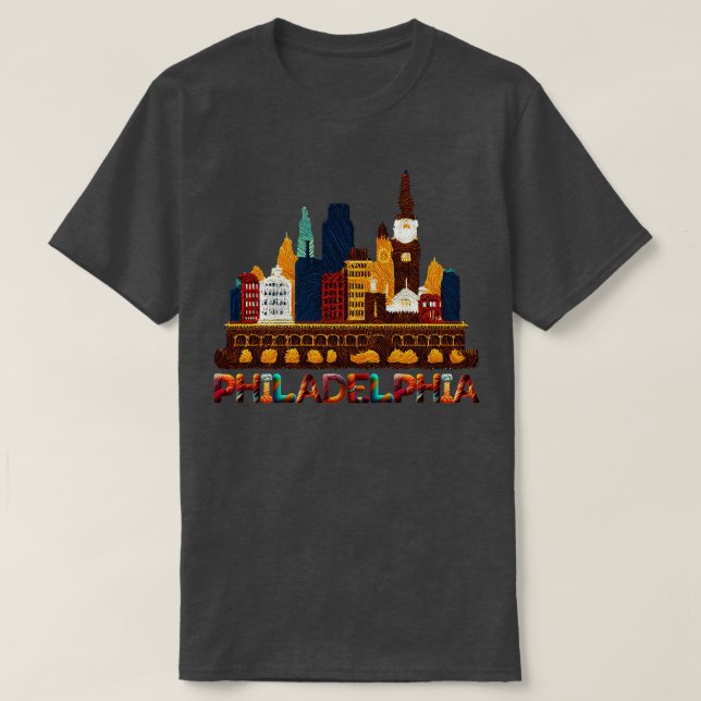 Camiseta Philadelphia Pennsylvania (Diseño del anverso)