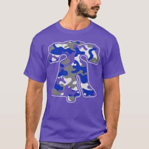Camiseta Philadelphia Red White y BLue Liberty Bell Camo