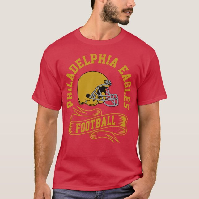 Camiseta Philadelphia Retro Helmet (Anverso)