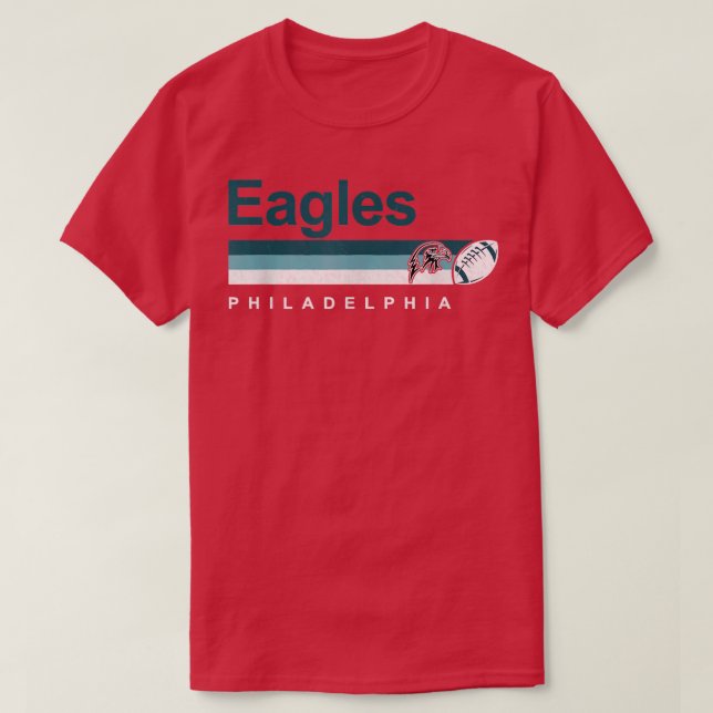 Camiseta Philadelphia Retro Vintage Pennsylvania Eagle (Diseño del anverso)