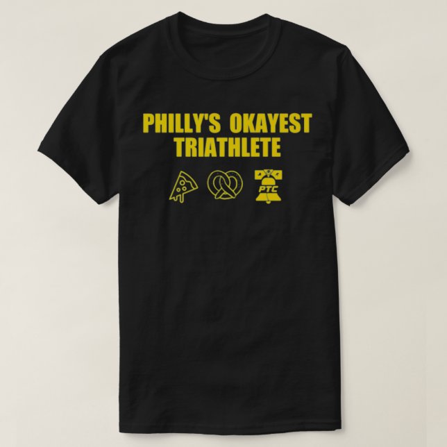 Camiseta Philadelphia Triathlon Club PTC Phillys yest Triat (Diseño del anverso)
