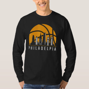 Camiseta Philadelpia Basketball Pennsylvania Pa Cityscape S